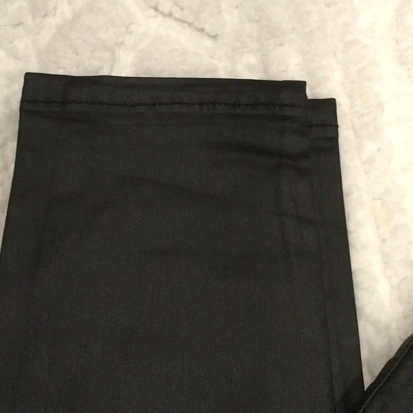 Leather Look 3 Zip Jeans - Picture 8 of 8